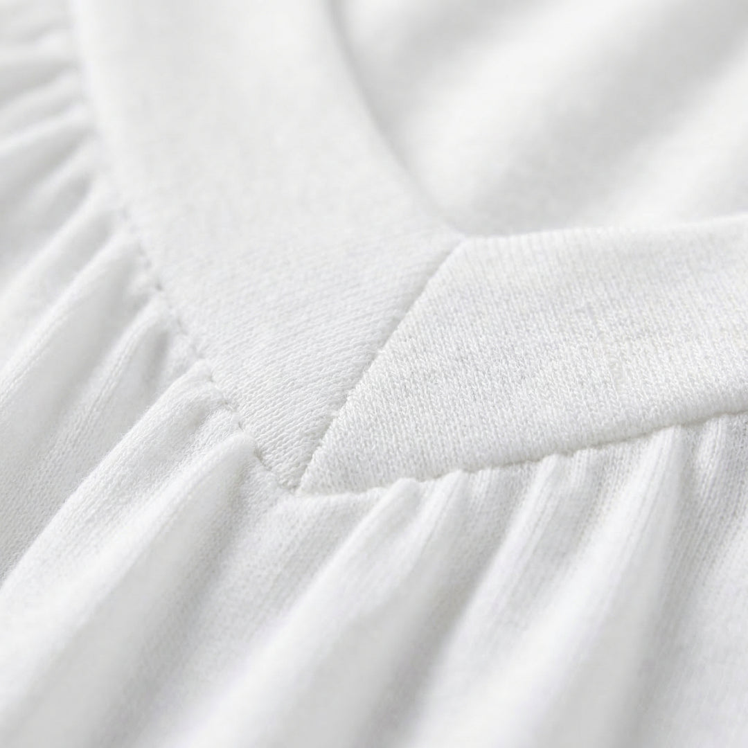 Elowen | Women's Pleated V-Neck Shirt