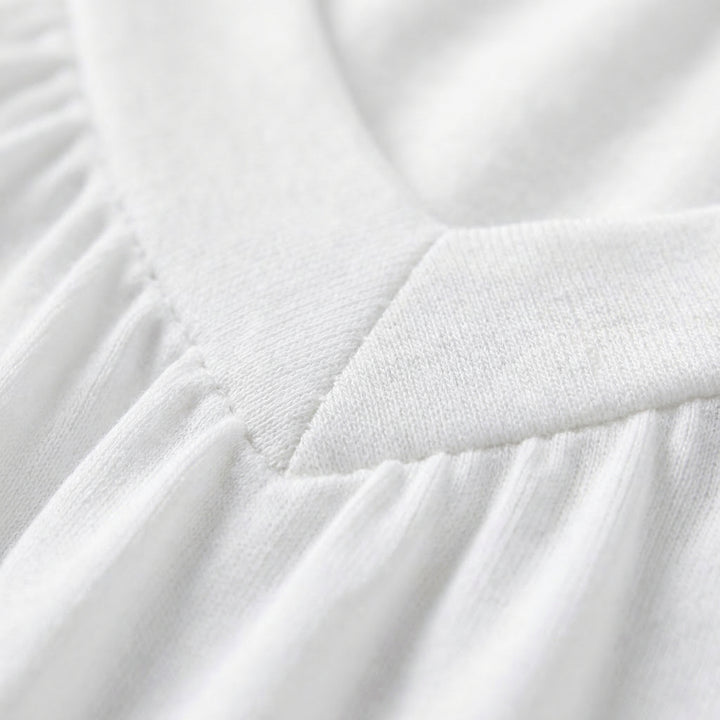 Elowen | Women's Pleated V-Neck Shirt